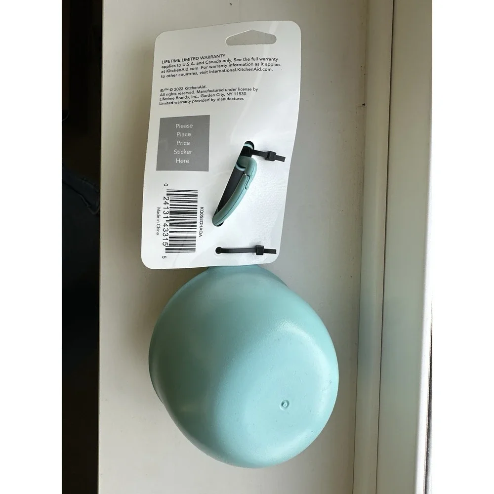 KitchenAid 4 Measuring Cups Set‎ Aqua Sky Teal Blue Dishwasher Safe NWT